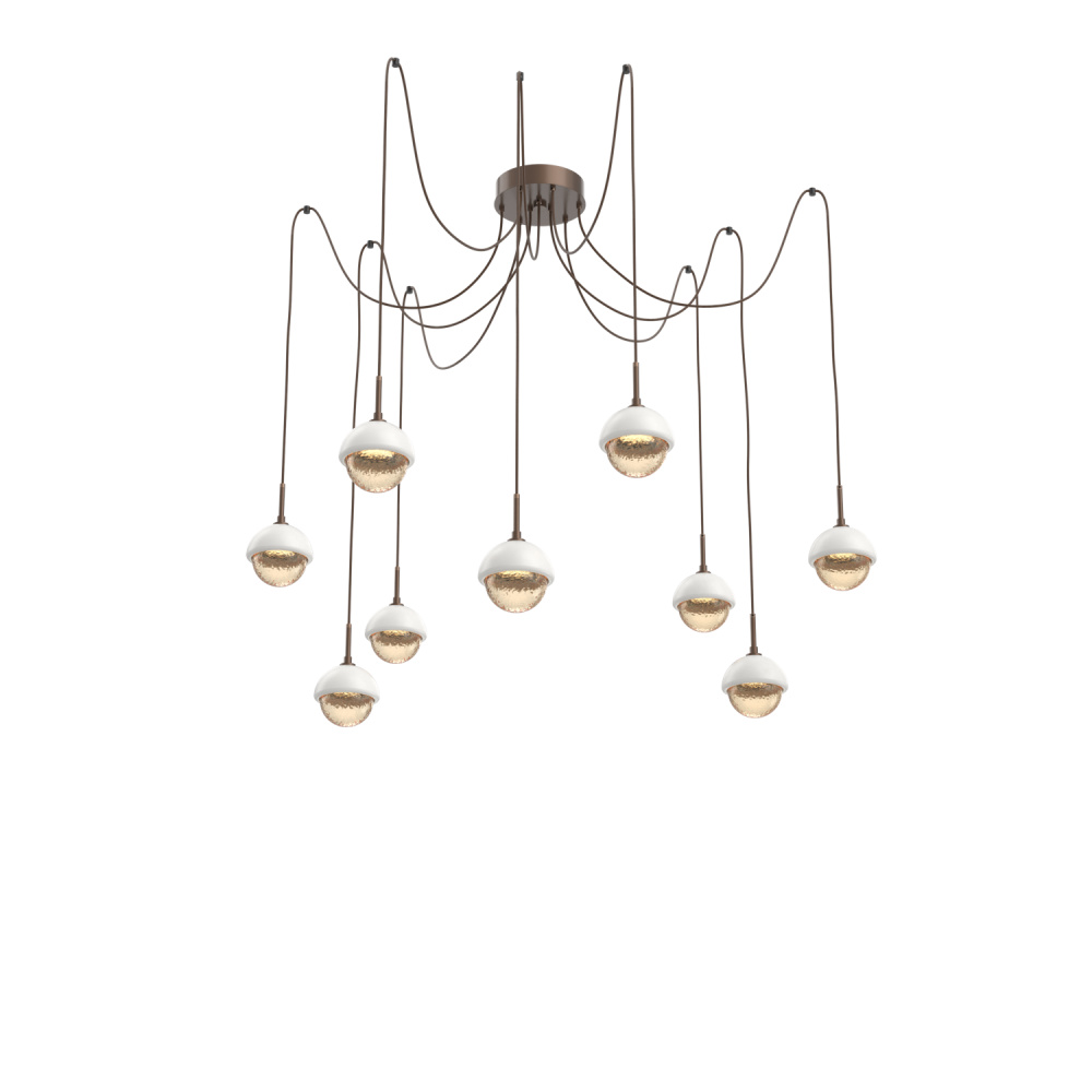 Cabochon Round 9pc Swag Multi-Pendant