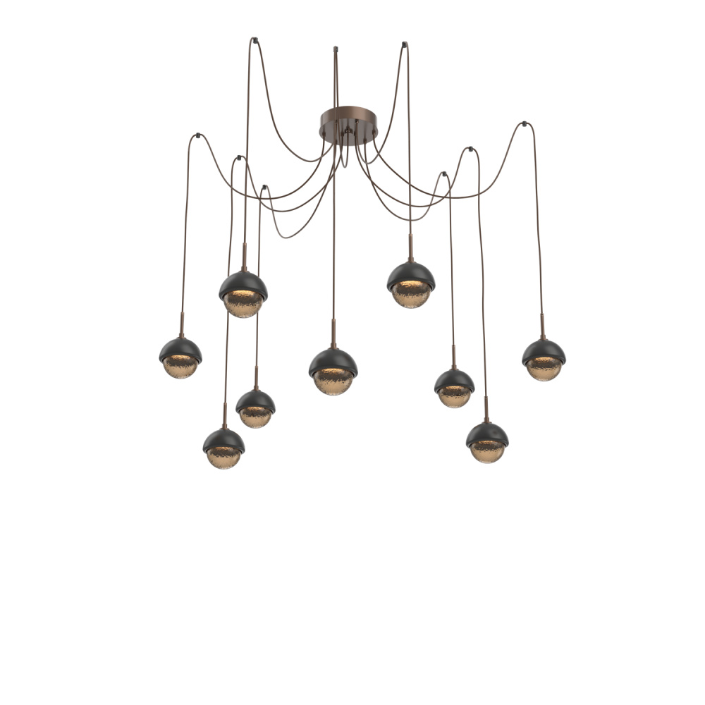 Cabochon Round 9pc Swag Multi-Pendant