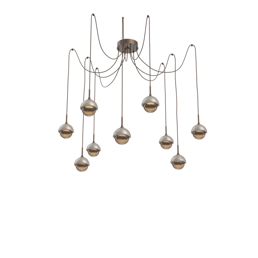 Cabochon Round 9pc Swag Multi-Pendant