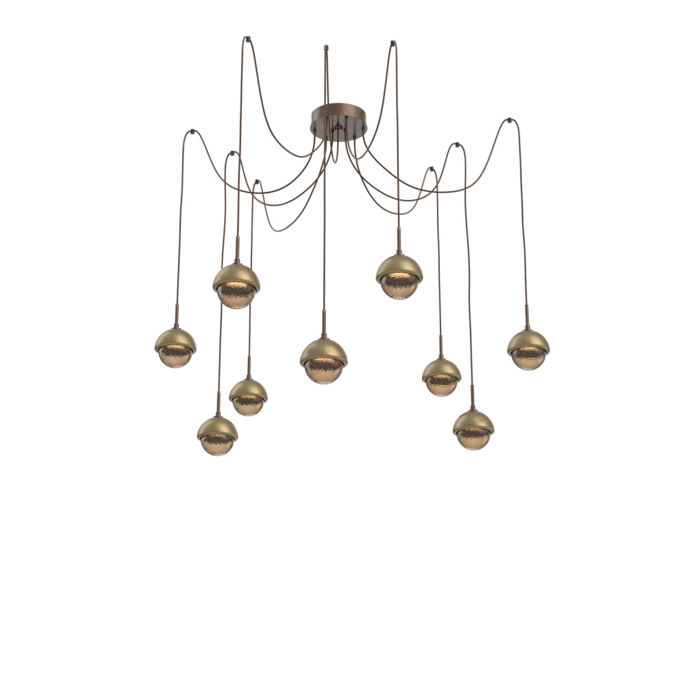 Cabochon Round 9pc Swag Multi-Pendant