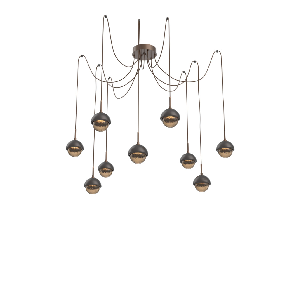 Cabochon Round 9pc Swag Multi-Pendant