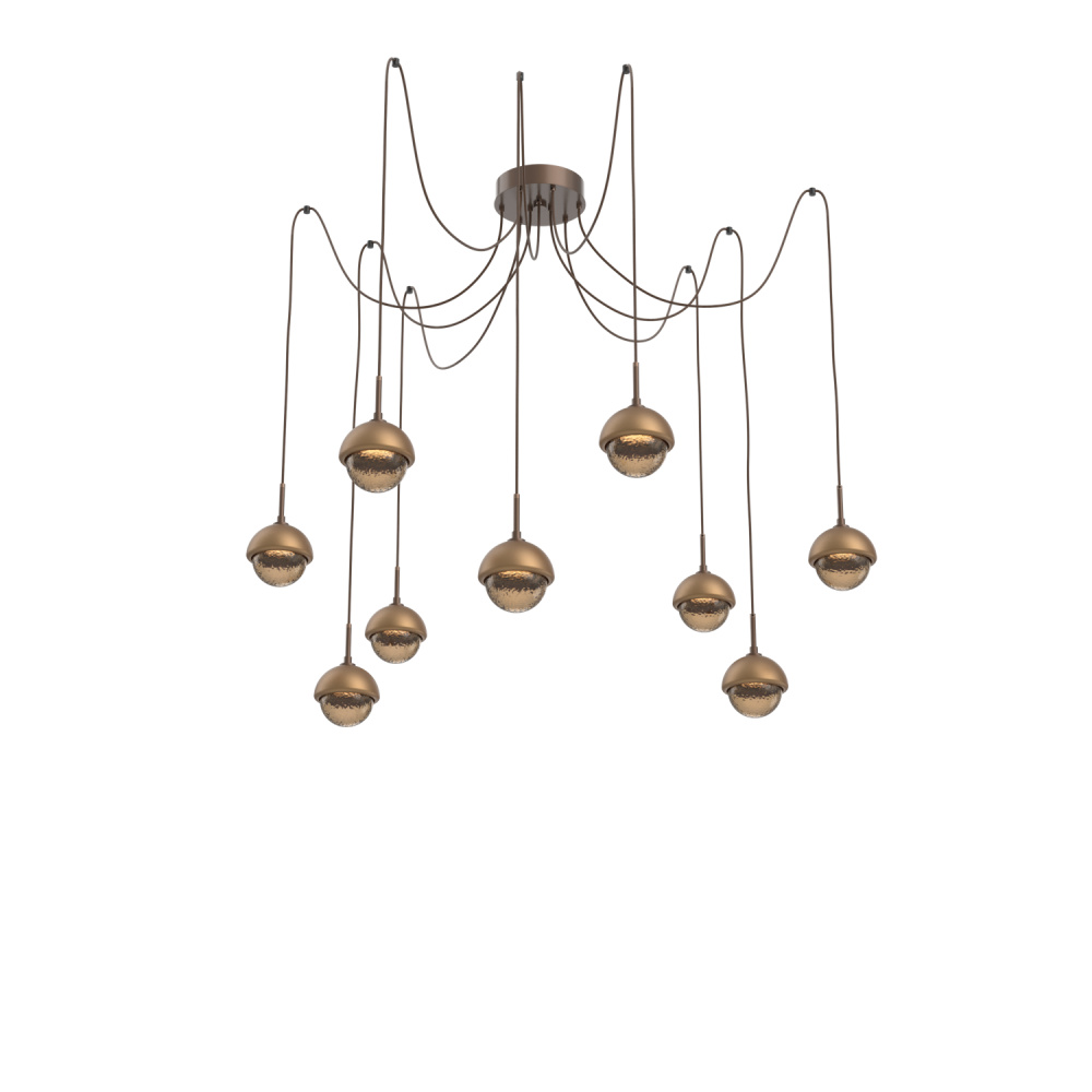 Cabochon Round 9pc Swag Multi-Pendant