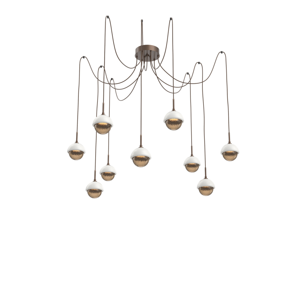 Cabochon Round 9pc Swag Multi-Pendant