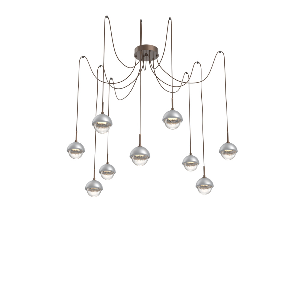 Cabochon Round 9pc Swag Multi-Pendant