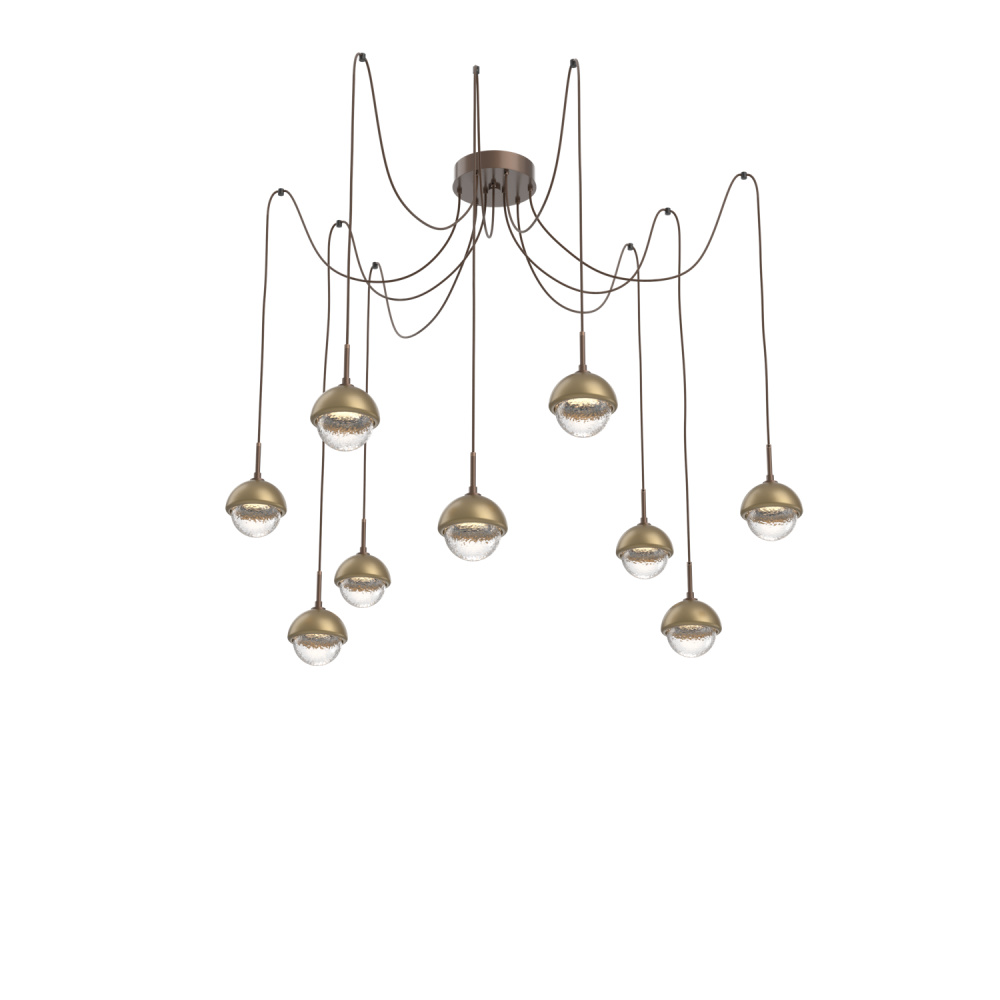 Cabochon Round 9pc Swag Multi-Pendant