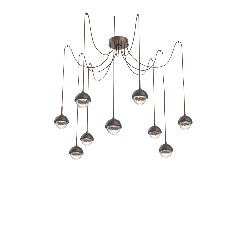 Cabochon Round 9pc Swag Multi-Pendant