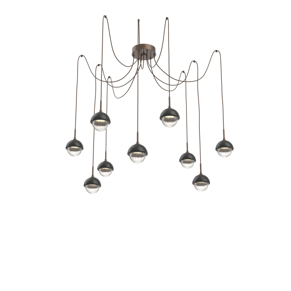 Cabochon Round 9pc Swag Multi-Pendant