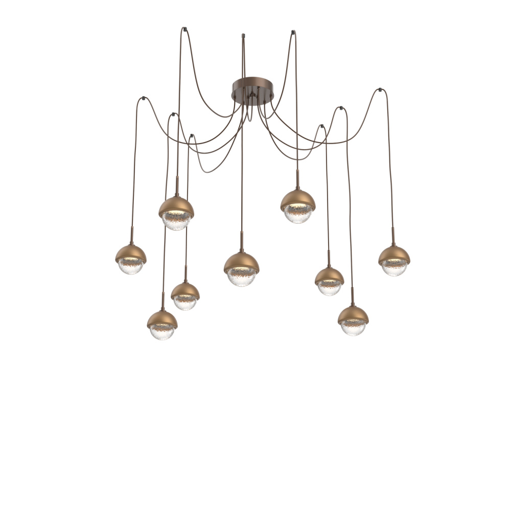 Cabochon Round 9pc Swag Multi-Pendant