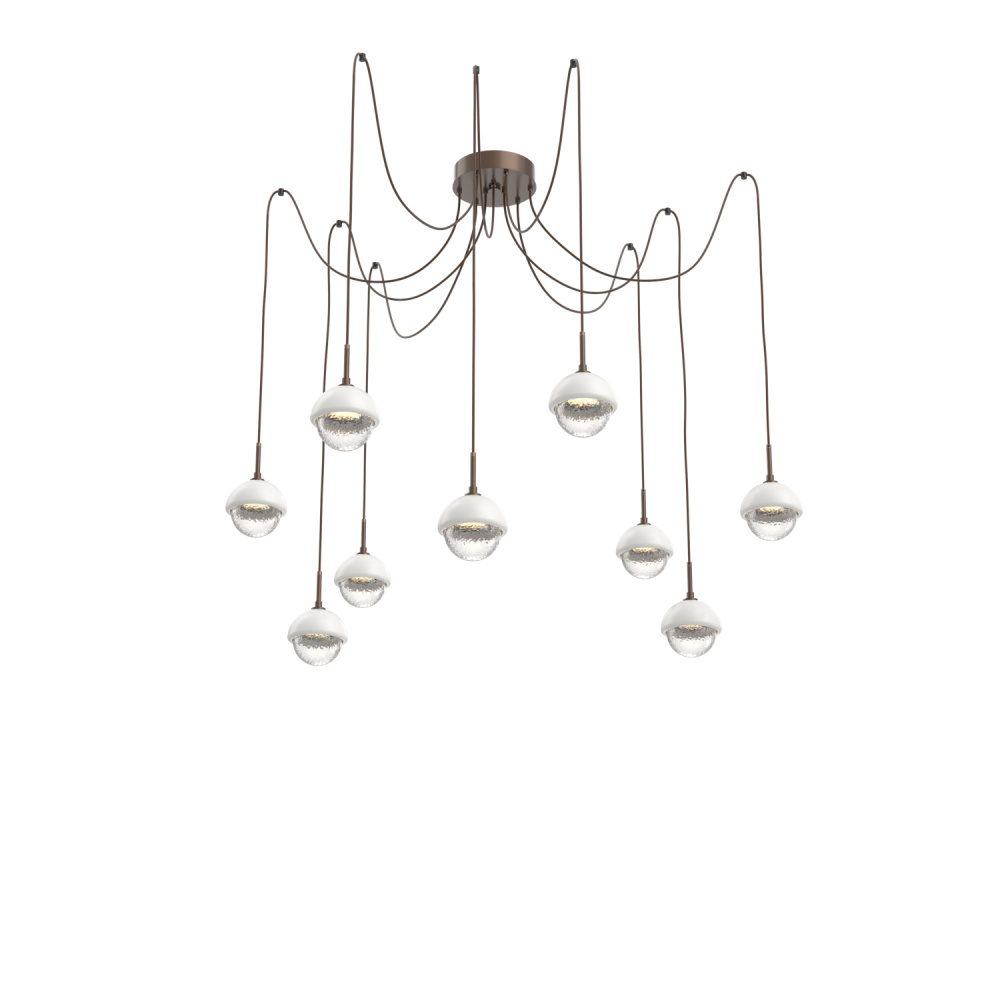 Cabochon Round 9pc Swag Multi-Pendant