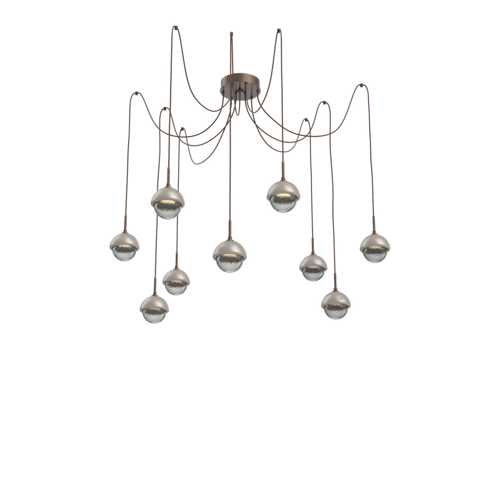 Cabochon Round 9pc Swag Multi-Pendant