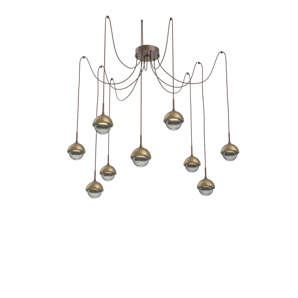 Cabochon Round 9pc Swag Multi-Pendant