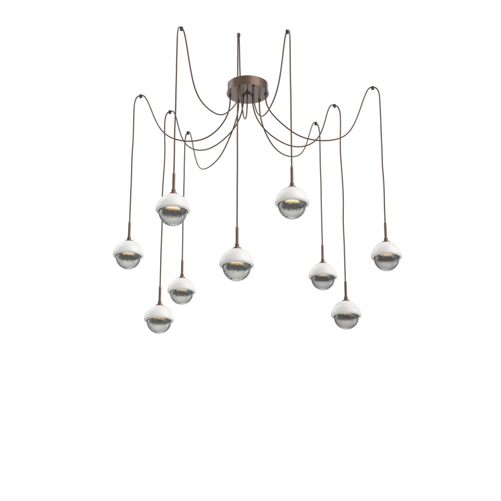 Cabochon Round 9pc Swag Multi-Pendant