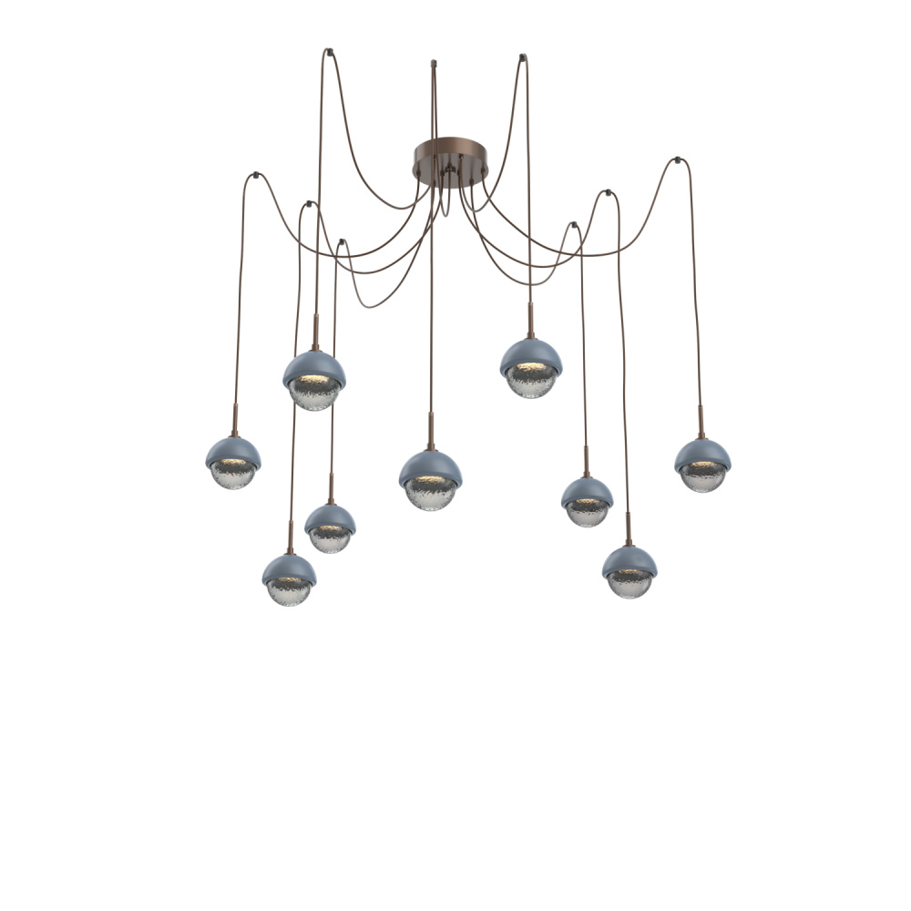 Cabochon Round 9pc Swag Multi-Pendant