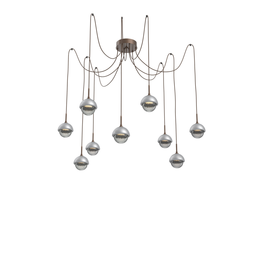 Cabochon Round 9pc Swag Multi-Pendant