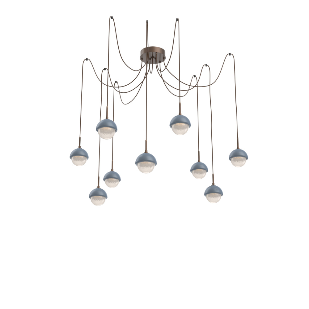 Cabochon Round 9pc Swag Multi-Pendant