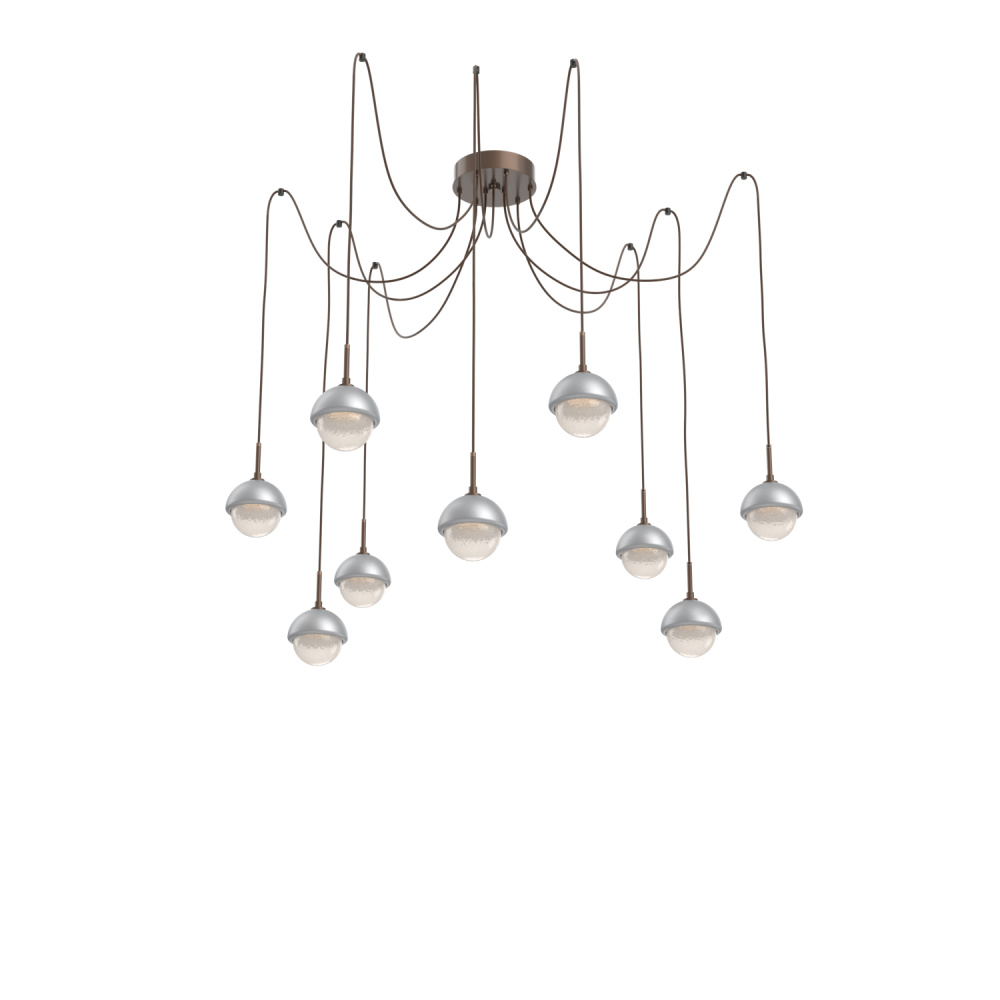 Cabochon Round 9pc Swag Multi-Pendant