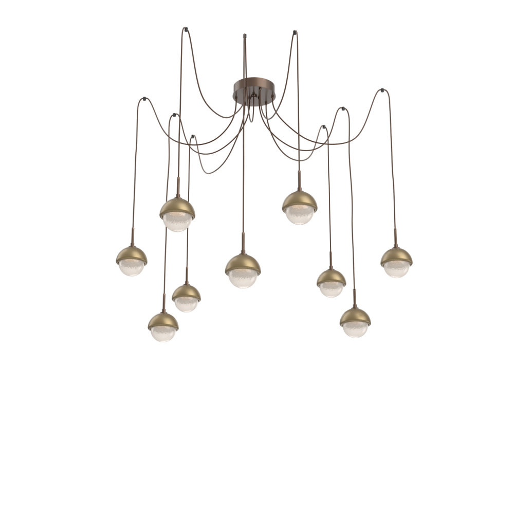 Cabochon Round 9pc Swag Multi-Pendant