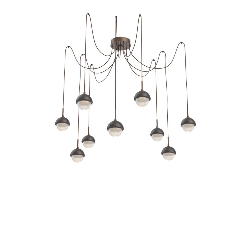 Cabochon Round 9pc Swag Multi-Pendant