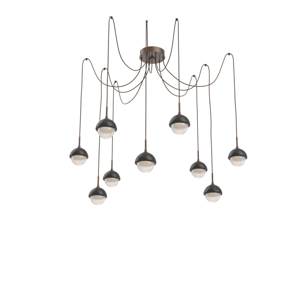 Cabochon Round 9pc Swag Multi-Pendant