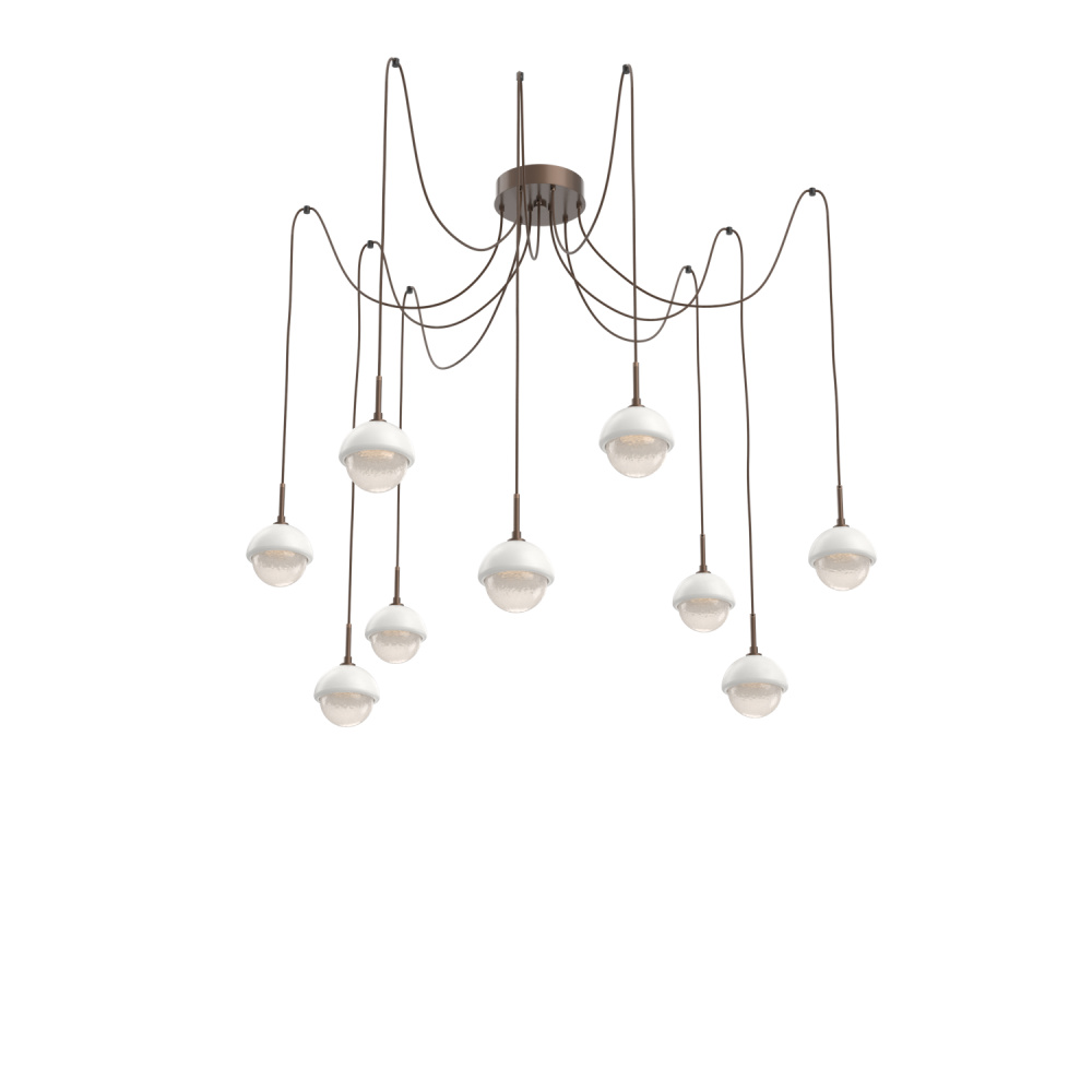 Cabochon Round 9pc Swag Multi-Pendant