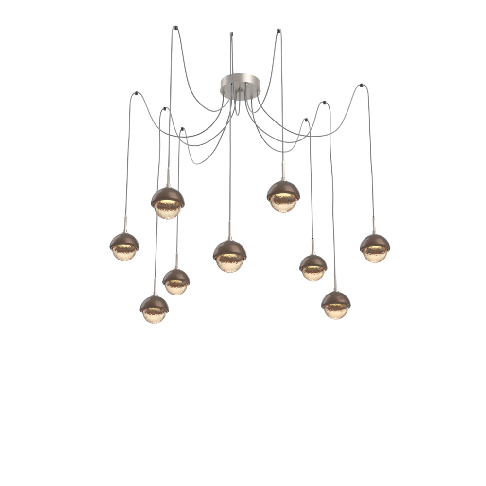 Cabochon Round 9pc Swag Multi-Pendant