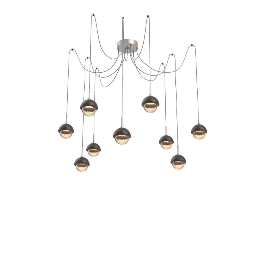 Cabochon Round 9pc Swag Multi-Pendant