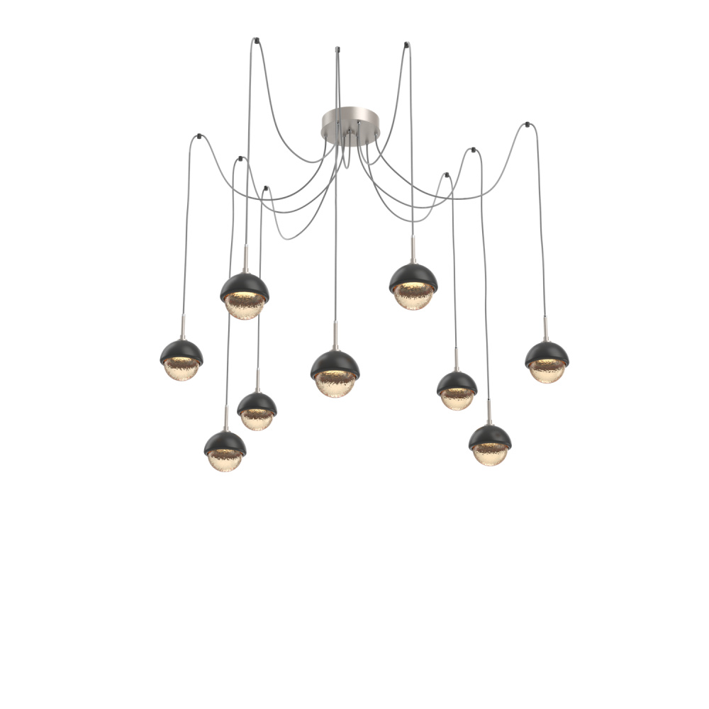 Cabochon Round 9pc Swag Multi-Pendant