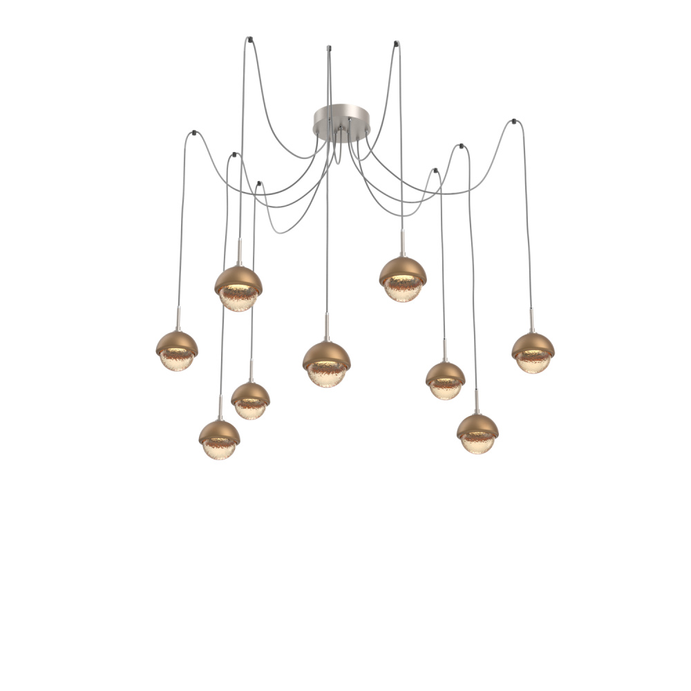 Cabochon Round 9pc Swag Multi-Pendant