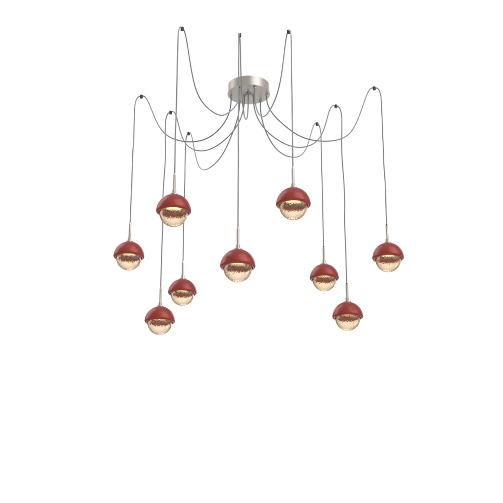 Cabochon Round 9pc Swag Multi-Pendant