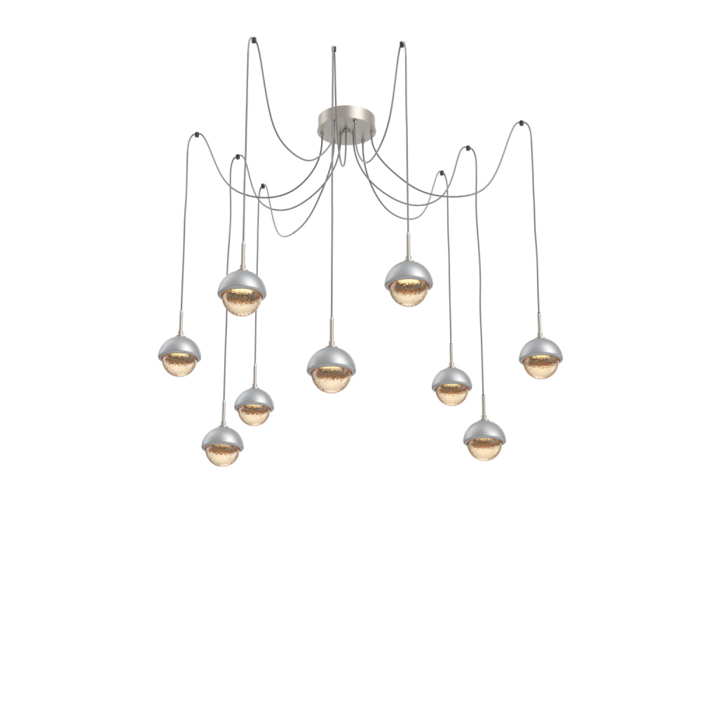 Cabochon Round 9pc Swag Multi-Pendant