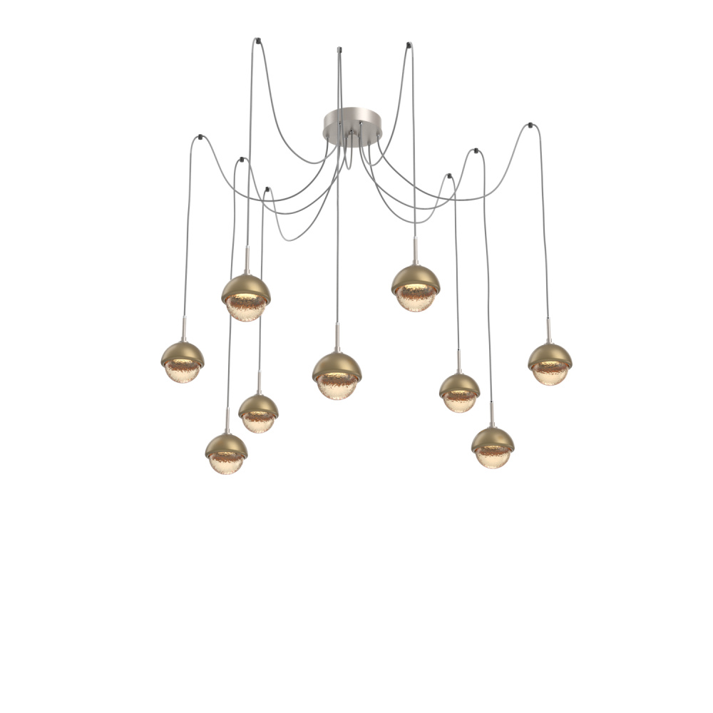 Cabochon Round 9pc Swag Multi-Pendant