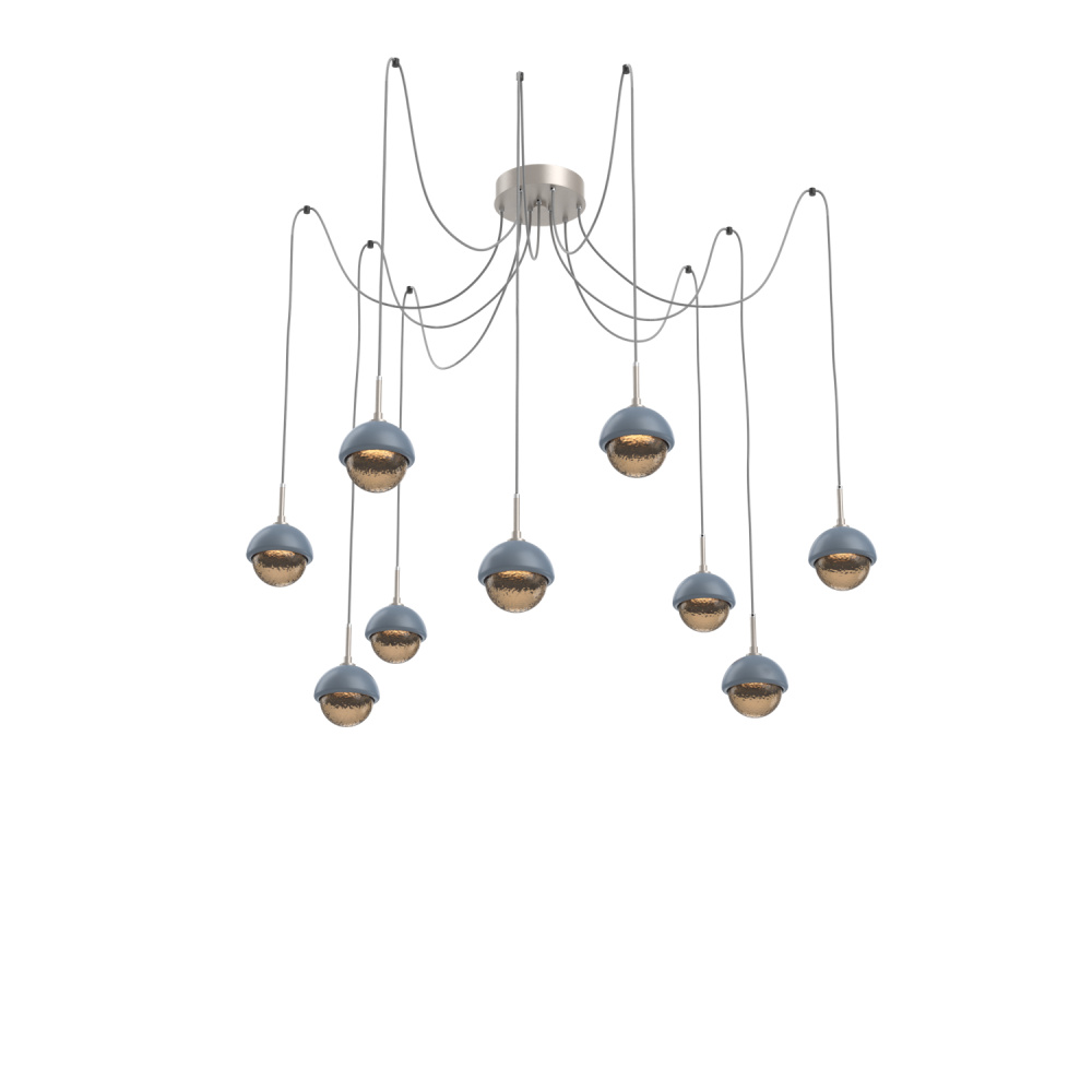 Cabochon Round 9pc Swag Multi-Pendant