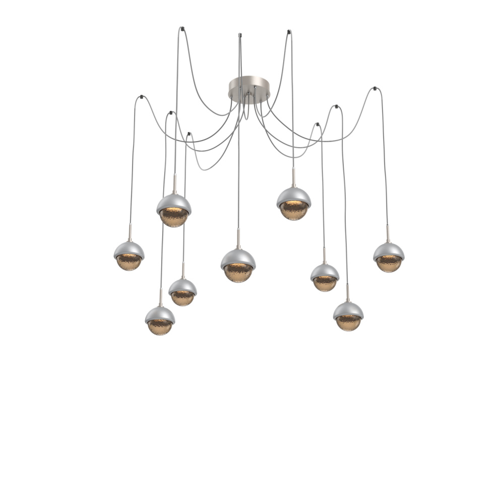 Cabochon Round 9pc Swag Multi-Pendant