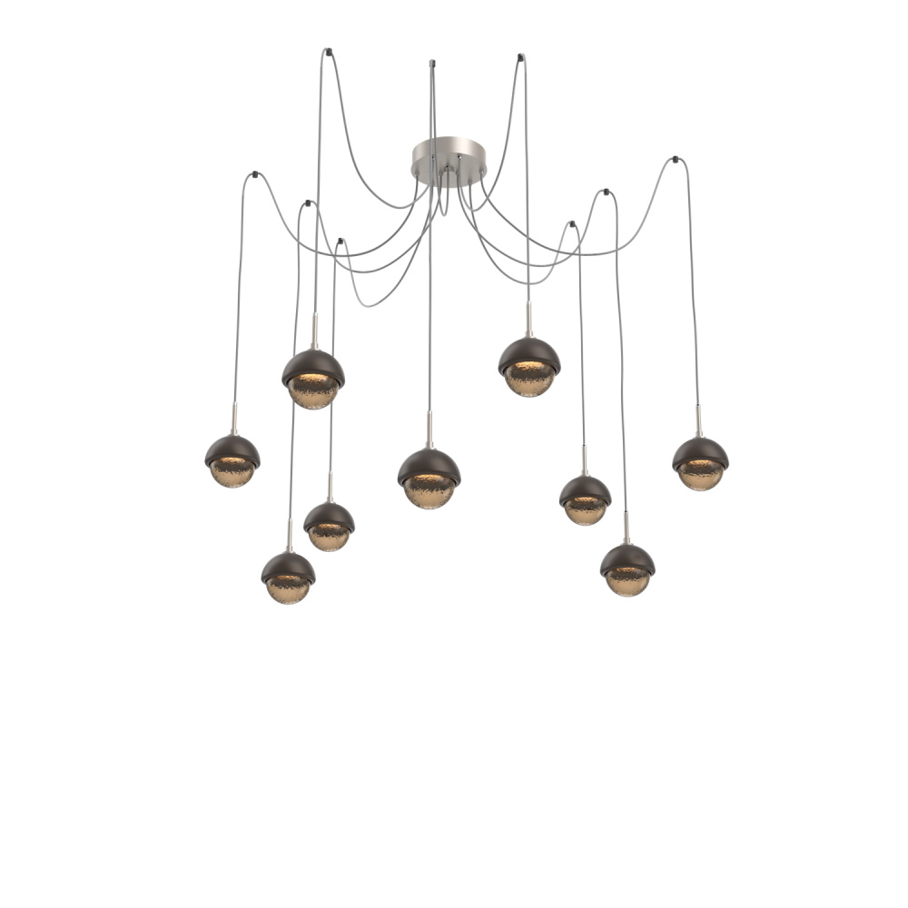 Cabochon Round 9pc Swag Multi-Pendant