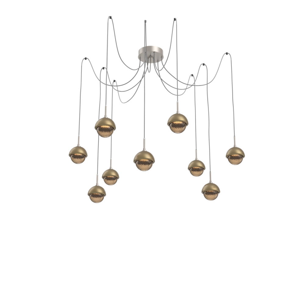 Cabochon Round 9pc Swag Multi-Pendant