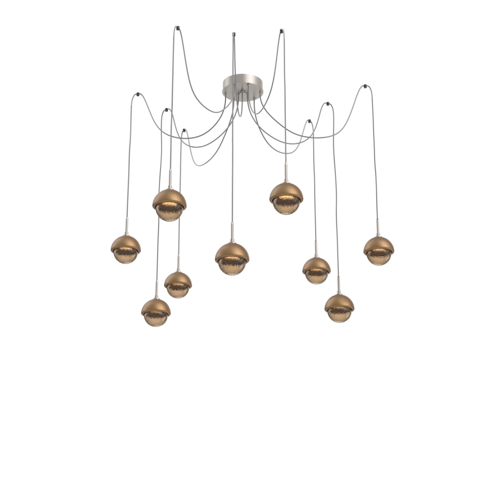 Cabochon Round 9pc Swag Multi-Pendant