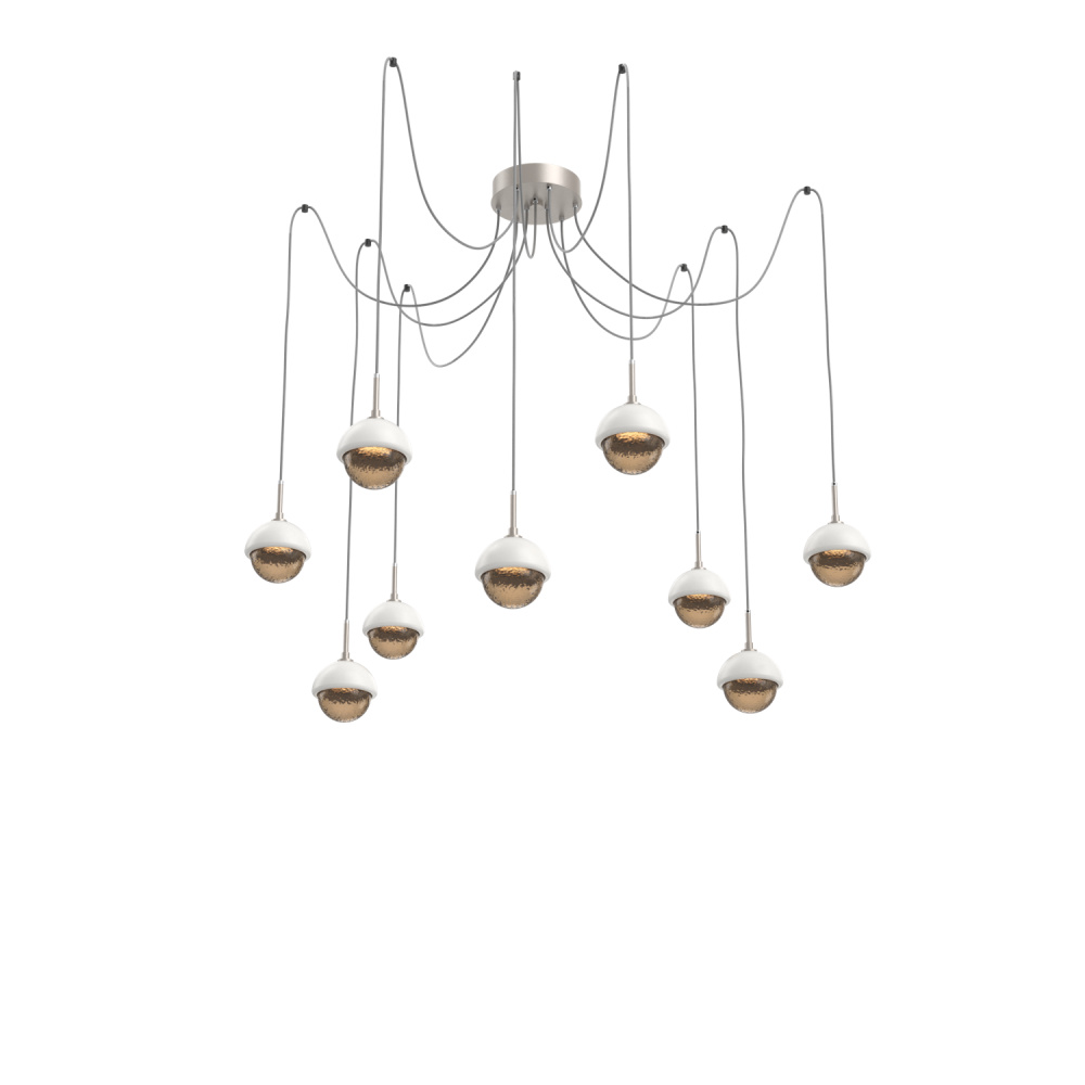 Cabochon Round 9pc Swag Multi-Pendant