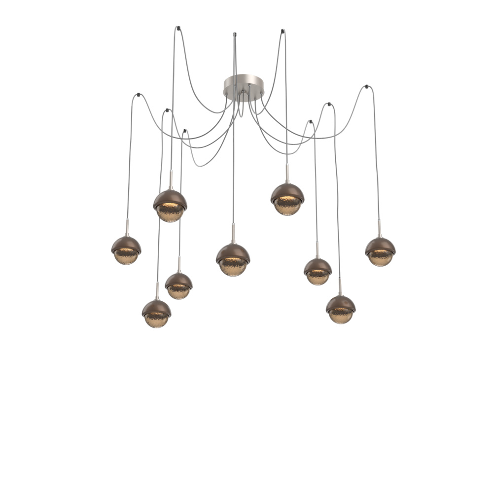 Cabochon Round 9pc Swag Multi-Pendant