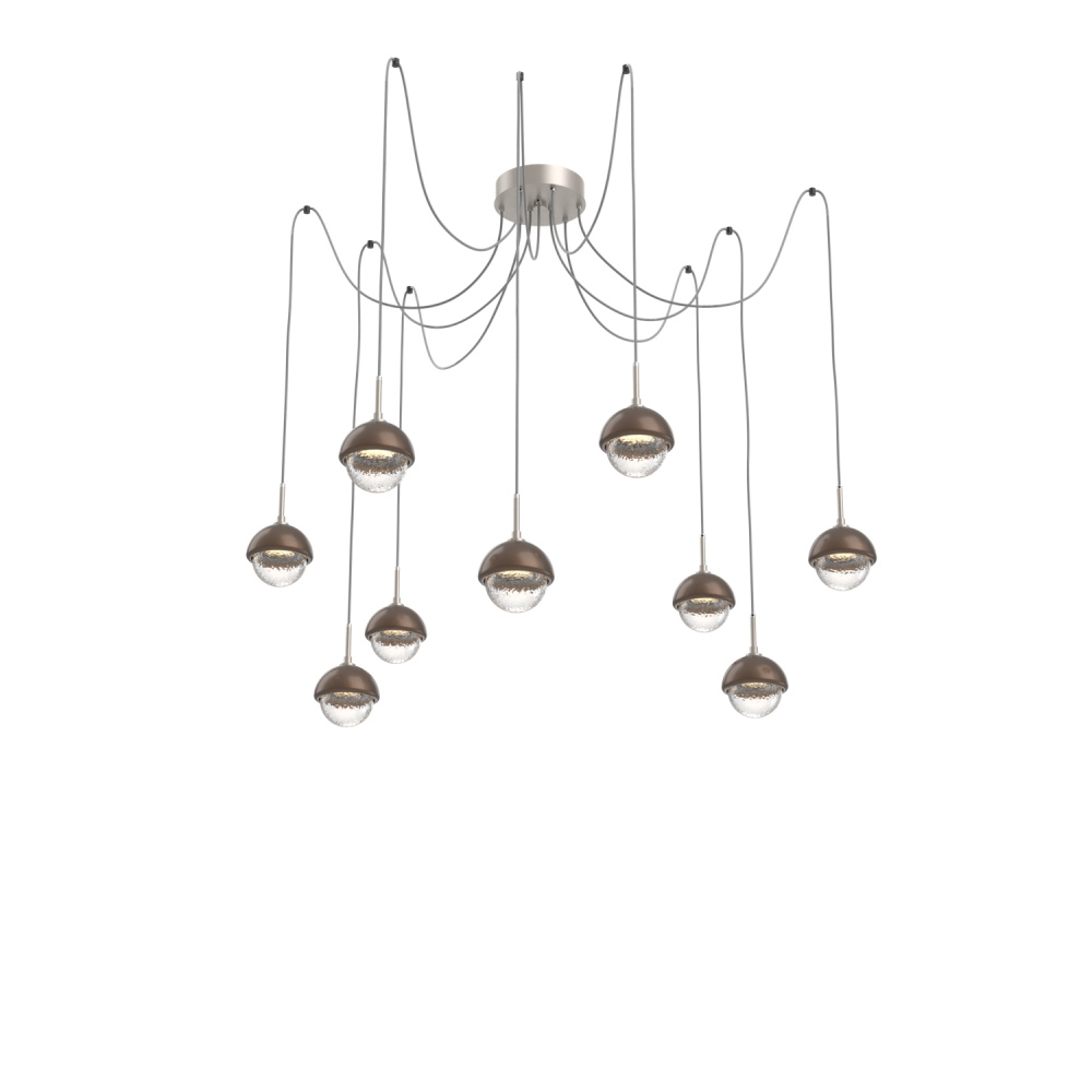 Cabochon Round 9pc Swag Multi-Pendant