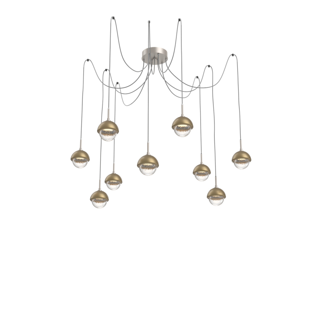 Cabochon Round 9pc Swag Multi-Pendant