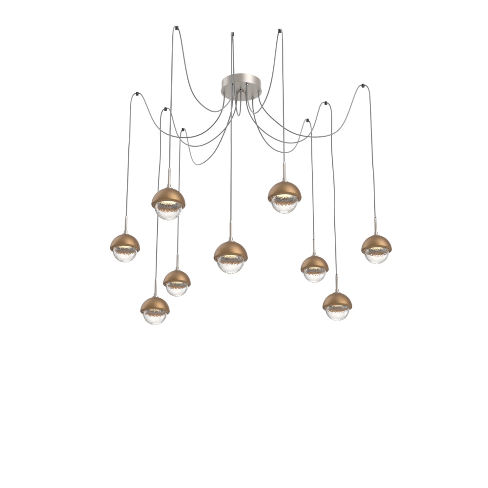 Cabochon Round 9pc Swag Multi-Pendant