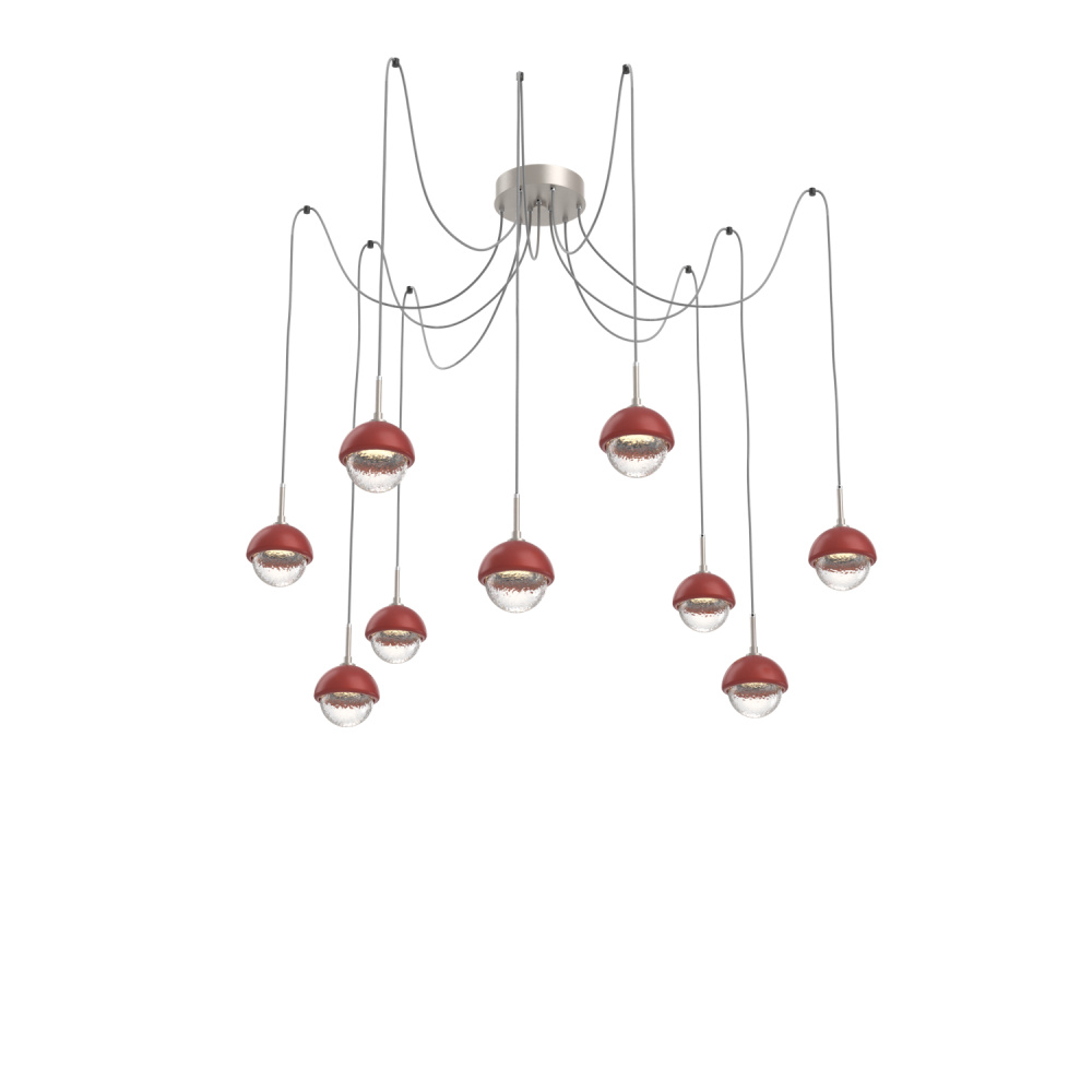 Cabochon Round 9pc Swag Multi-Pendant