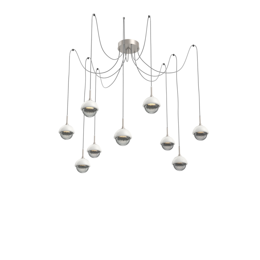 Cabochon Round 9pc Swag Multi-Pendant