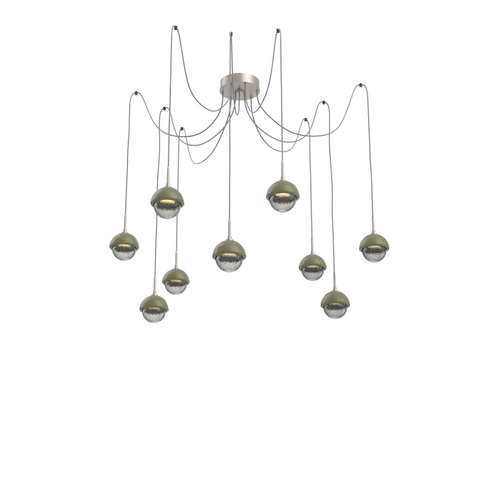 Cabochon Round 9pc Swag Multi-Pendant