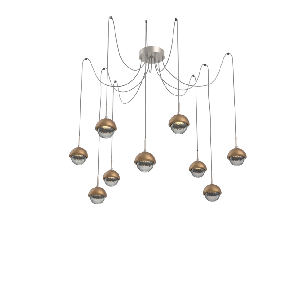 Cabochon Round 9pc Swag Multi-Pendant