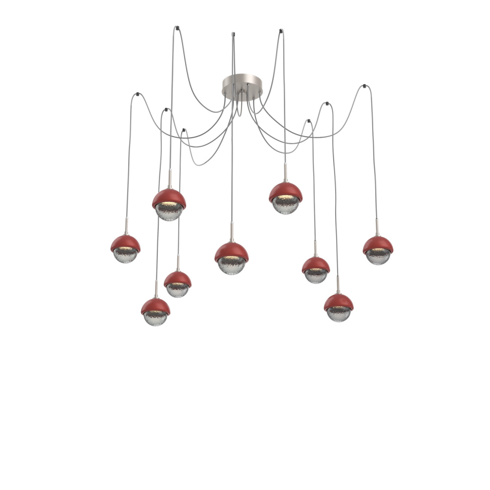 Cabochon Round 9pc Swag Multi-Pendant