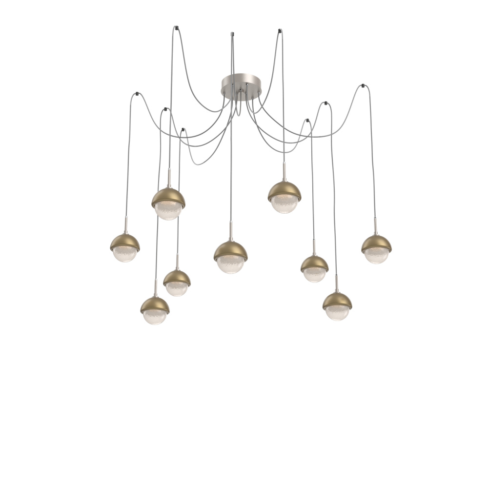 Cabochon Round 9pc Swag Multi-Pendant