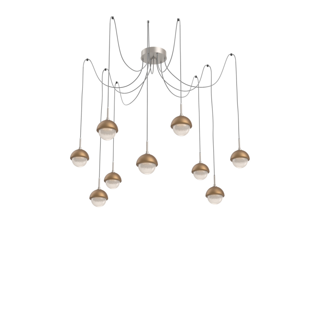 Cabochon Round 9pc Swag Multi-Pendant