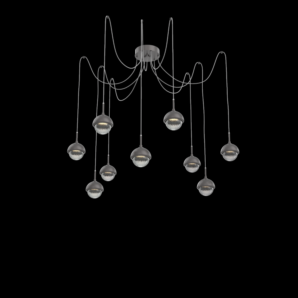 Cabochon Round 9pc Swag Multi-Pendant