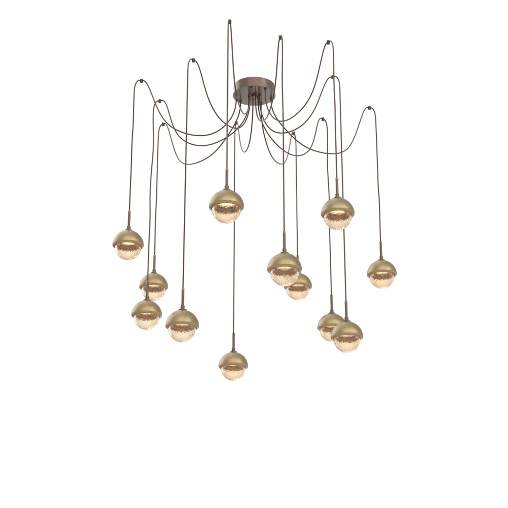 Cabochon Round 12pc Swag Multi-Pendant